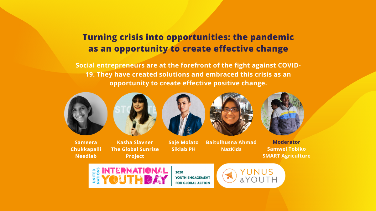 Turning crisis into opportunities - Yunus&Youth