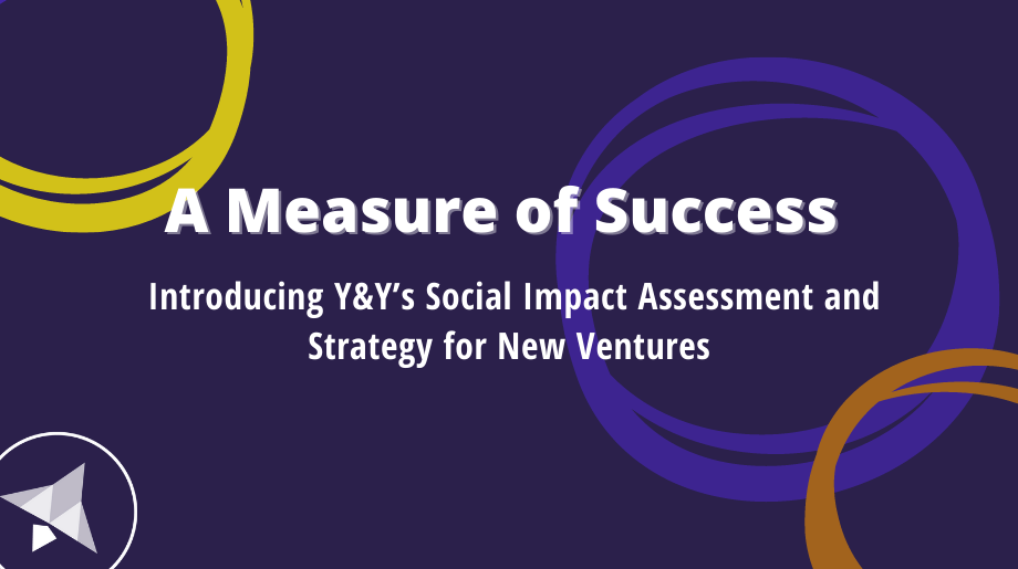 A Measure of Success – Introducing Y&Y’s Social Impact Assessment and Strategy for New Ventures