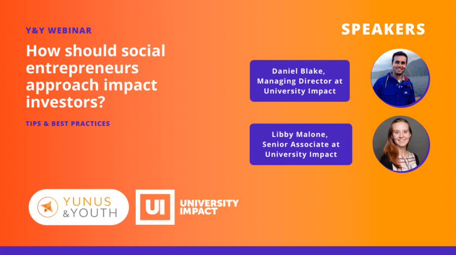 How Should Social Entrepreneurs Approach Impact Investors?
